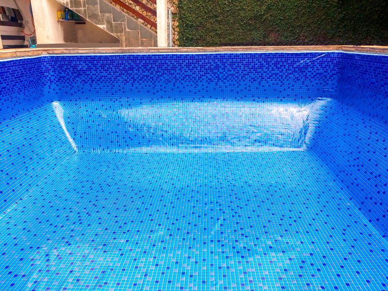 Pool with Newly Repaired Grout