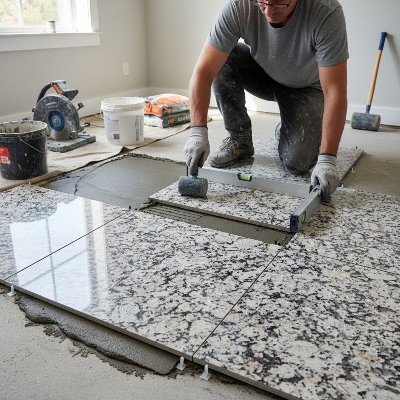 Terrazzo Tile Installation in Wilmington, NC