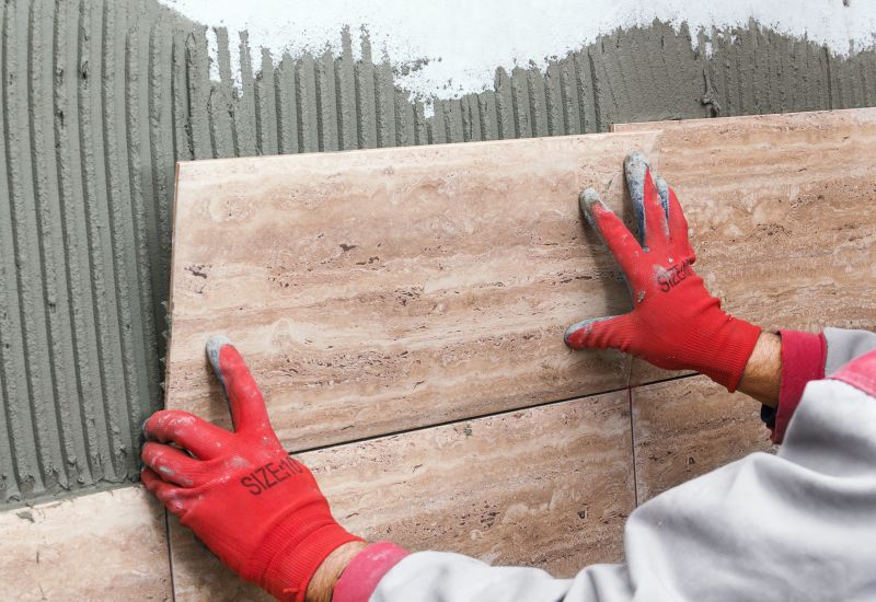 Natural Stone Tile Setup