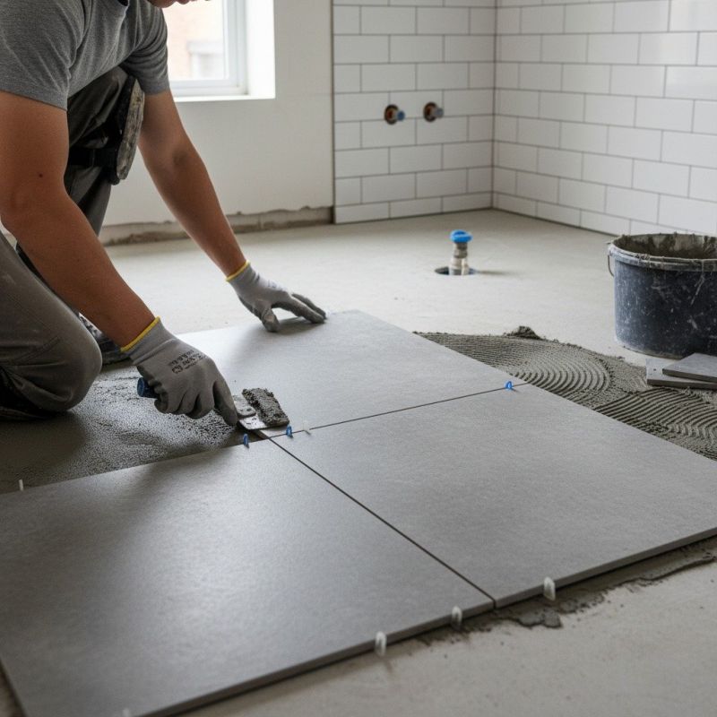 Travertine Floor Installation in Alexandria, VA